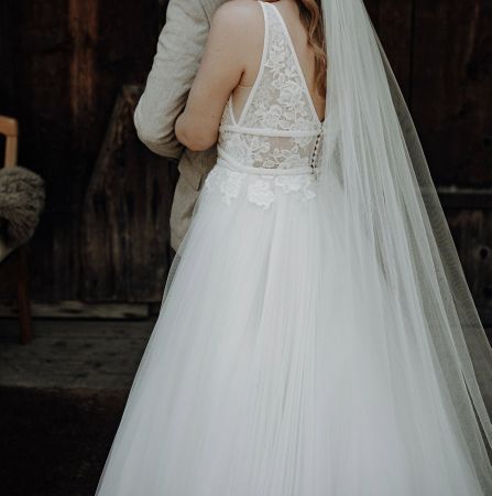 Secondhand Brautkleid Pronovias "Marisol", Grösse 36