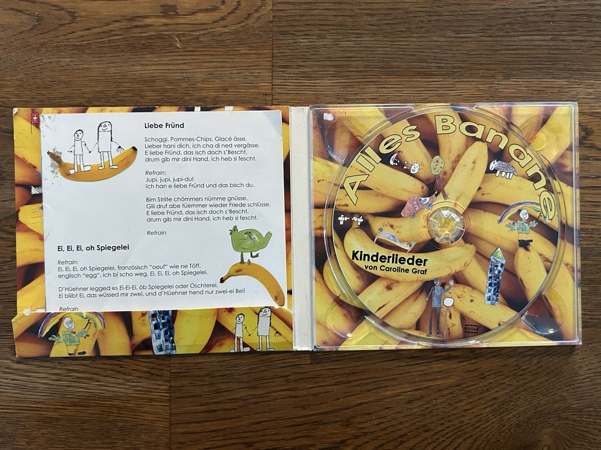 CD: Alles Banane Kinderlieder von Caroline Graf  – Usato da Wolhusen venduto da eve_m6cg 1