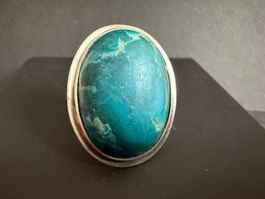 Silber Ring mit Chrysokoll 925