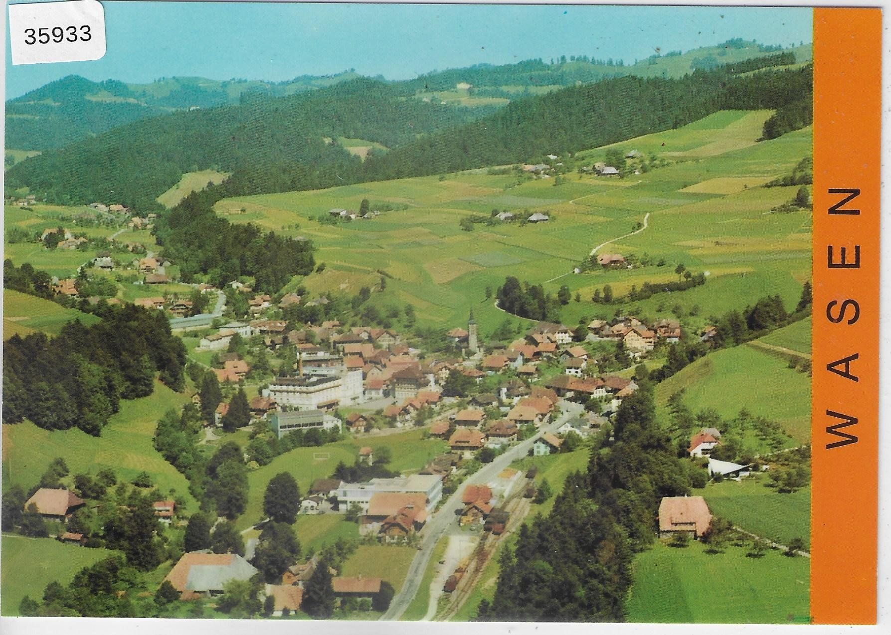 Cartoline postali: Flugaufnahme Wasen BE – Usato da Ettingen venduto da Kartenplanet