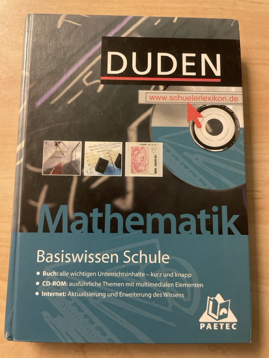 Bücher: Duden Basiswissen Schule Mathematik Buch ohne CD-ROM  – Gebraucht aus Obergerlafingen von cabo4