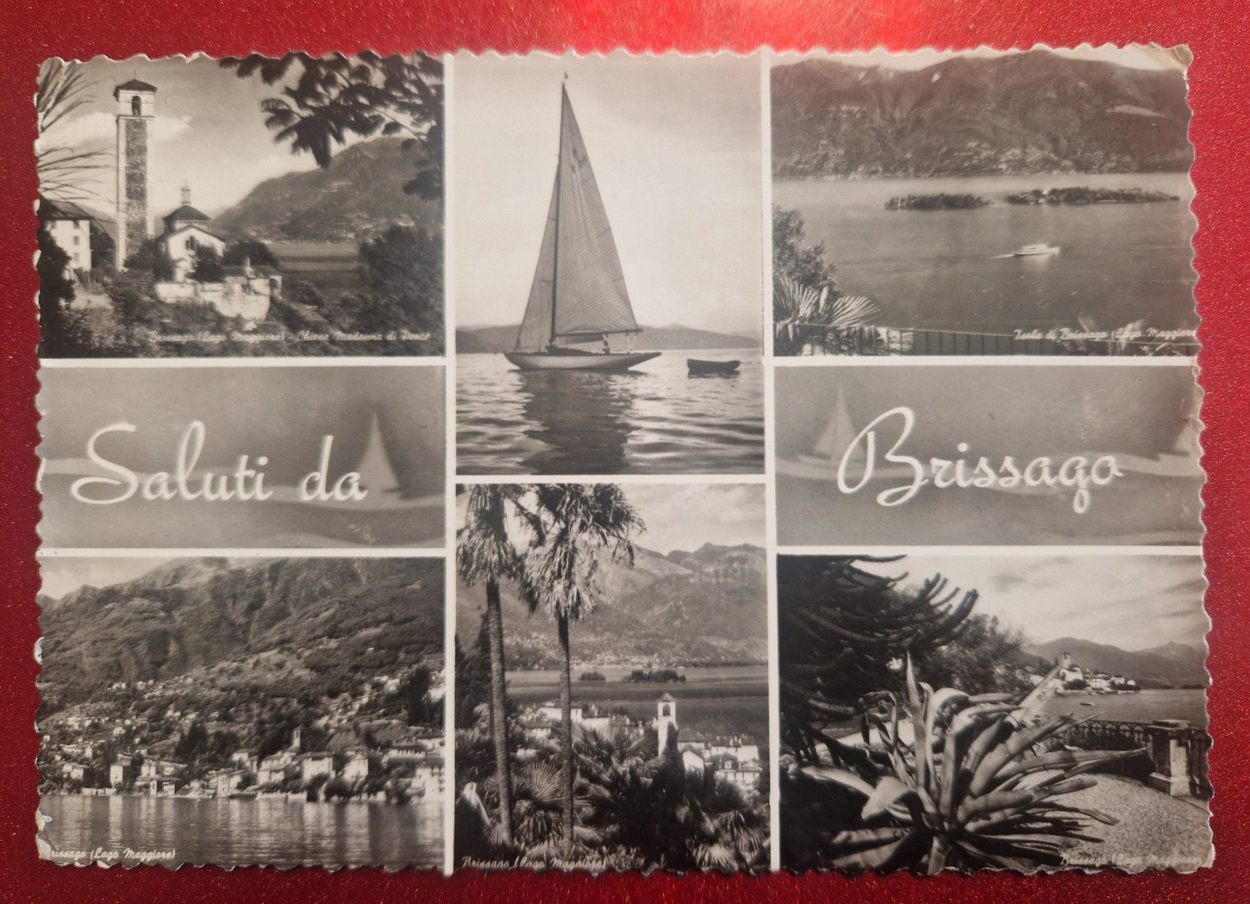 Cartoline postali: Saluti da Brissago 1962 – Usato da Melchnau venduto da Fishel