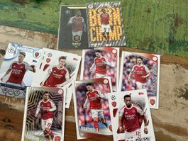 Fussball Sammelkarten Arsenal diverse Spieler