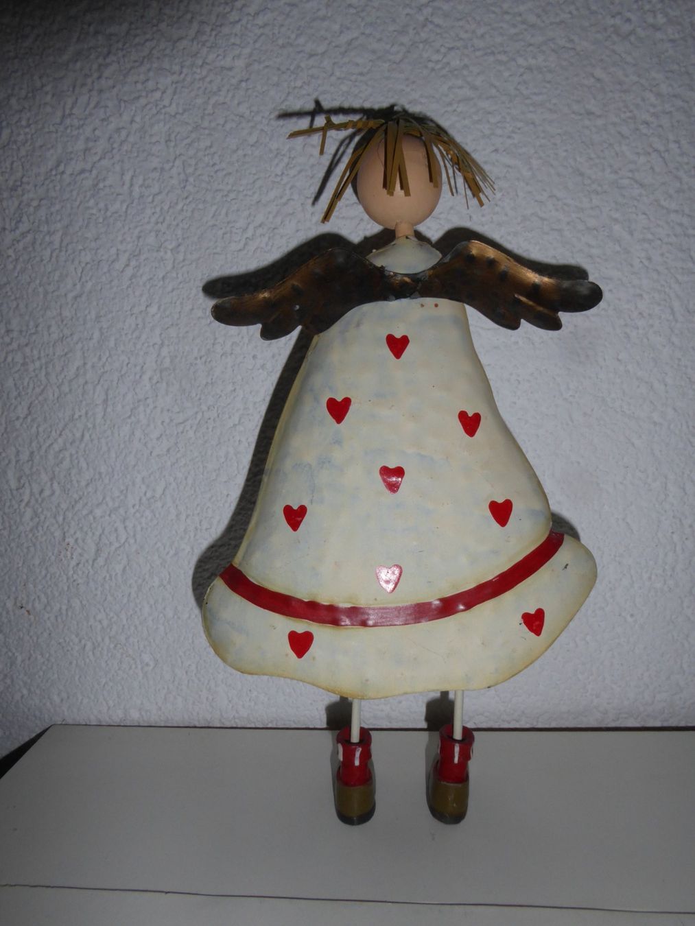 Statuette: Blech Engel mit Herz 28cm – Usato da Burgdorf venduto da Zimpu10 2