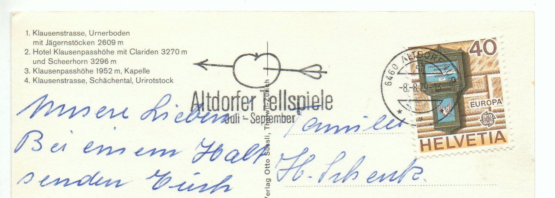 Cartes postales: KLAUSEN-PASS Auto - Bus - Postauto – D'occasion à Jona par philajona 1