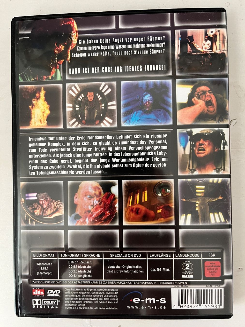 Alle DVDs: Cube Zero (2005) DVD 📀 – Neu (gemäss Beschreibung) aus Sierre von black.box 1
