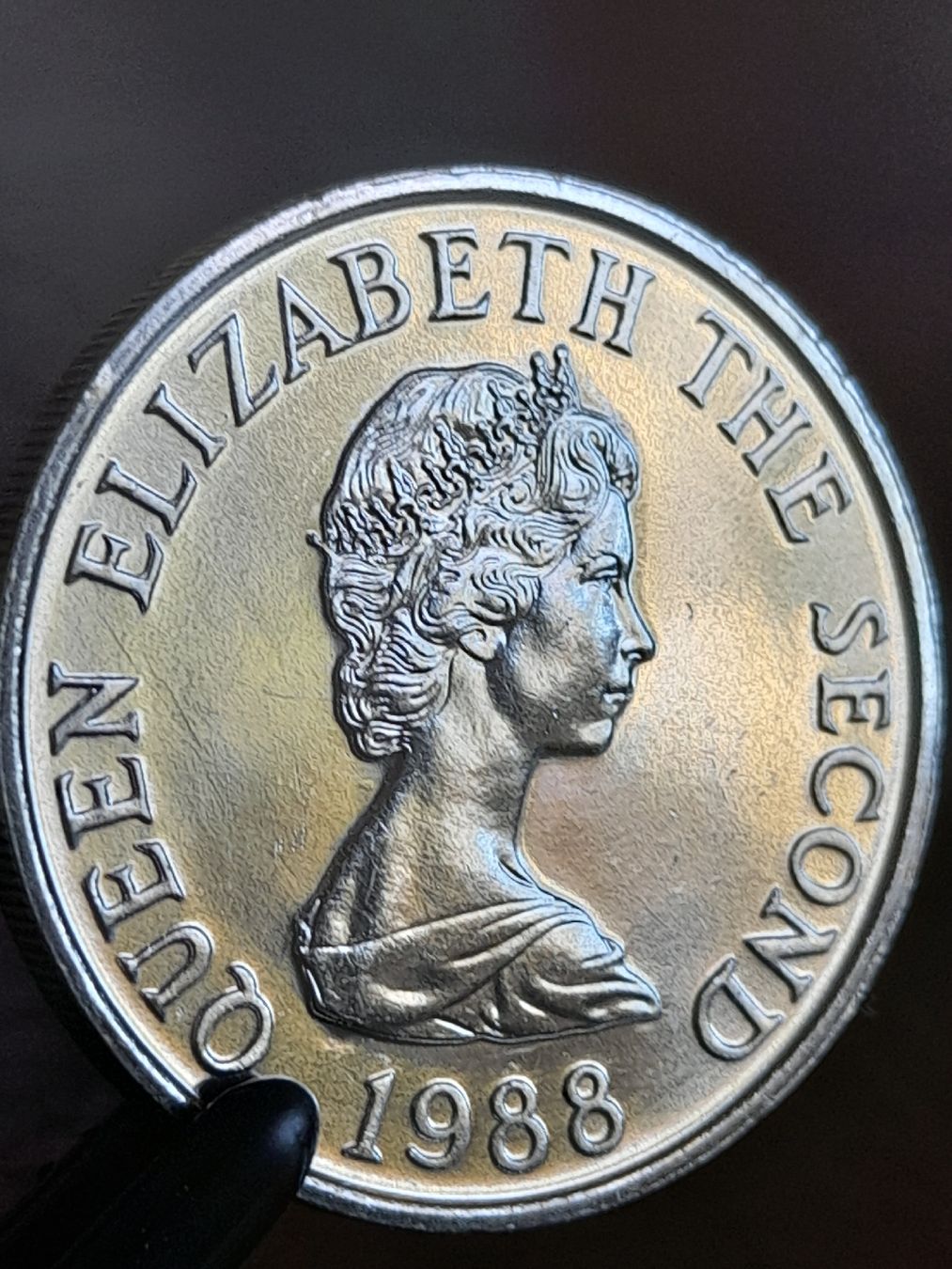 Alle Münzen: Jersey 10 Ten Pence 1988 – Gebraucht aus Basel von Basel_20 3