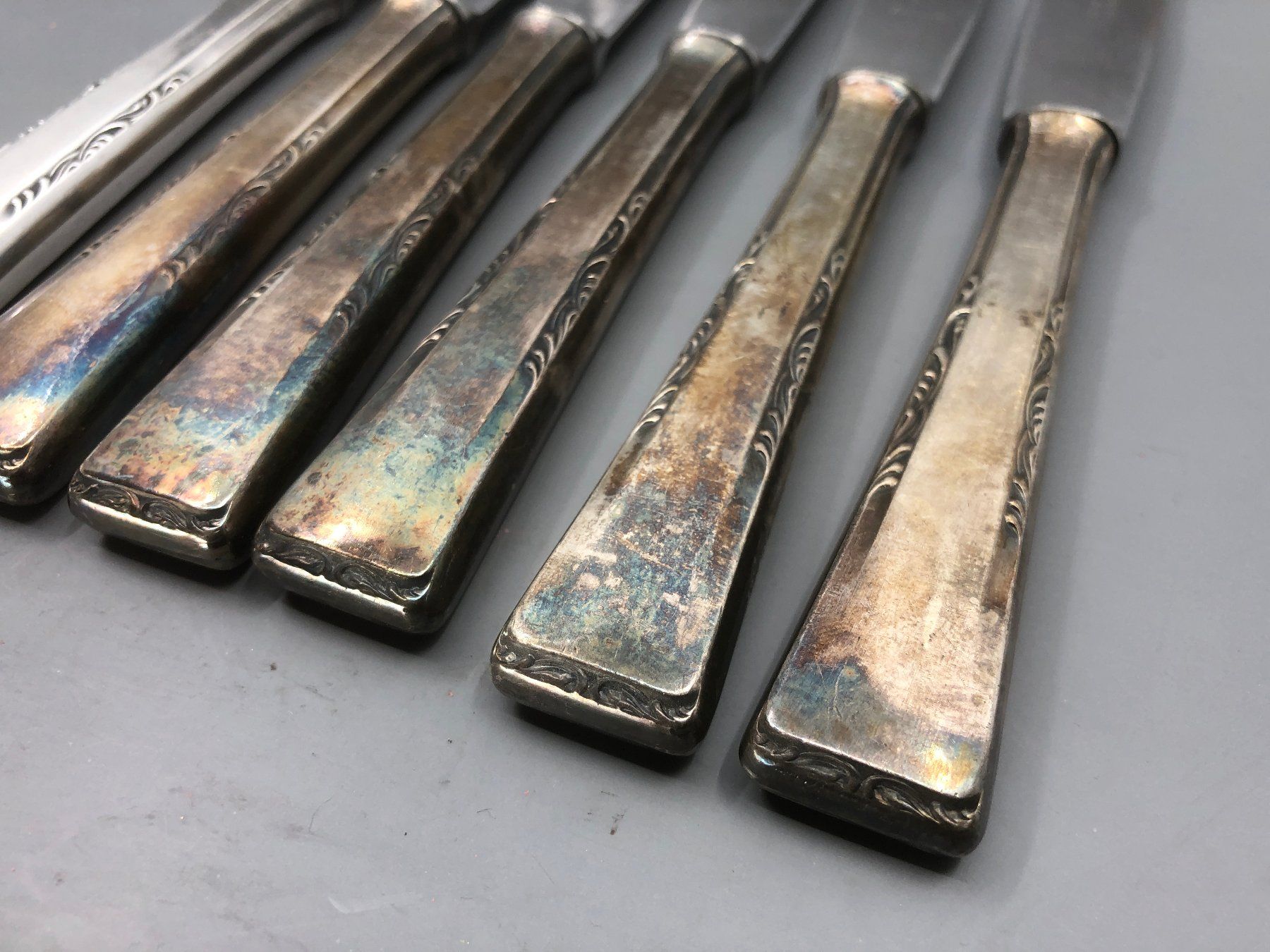 Posate: 6 Tafelmesser versilbert – Usato da Basel venduto da Tiabeanie 3