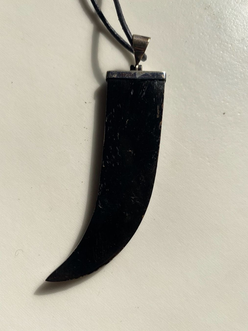 Anhänger: Büffel Horn Anhänger 7cm Hand geschnitzt – Neu (gemäss Beschreibung) aus Zürich von stock4you 1