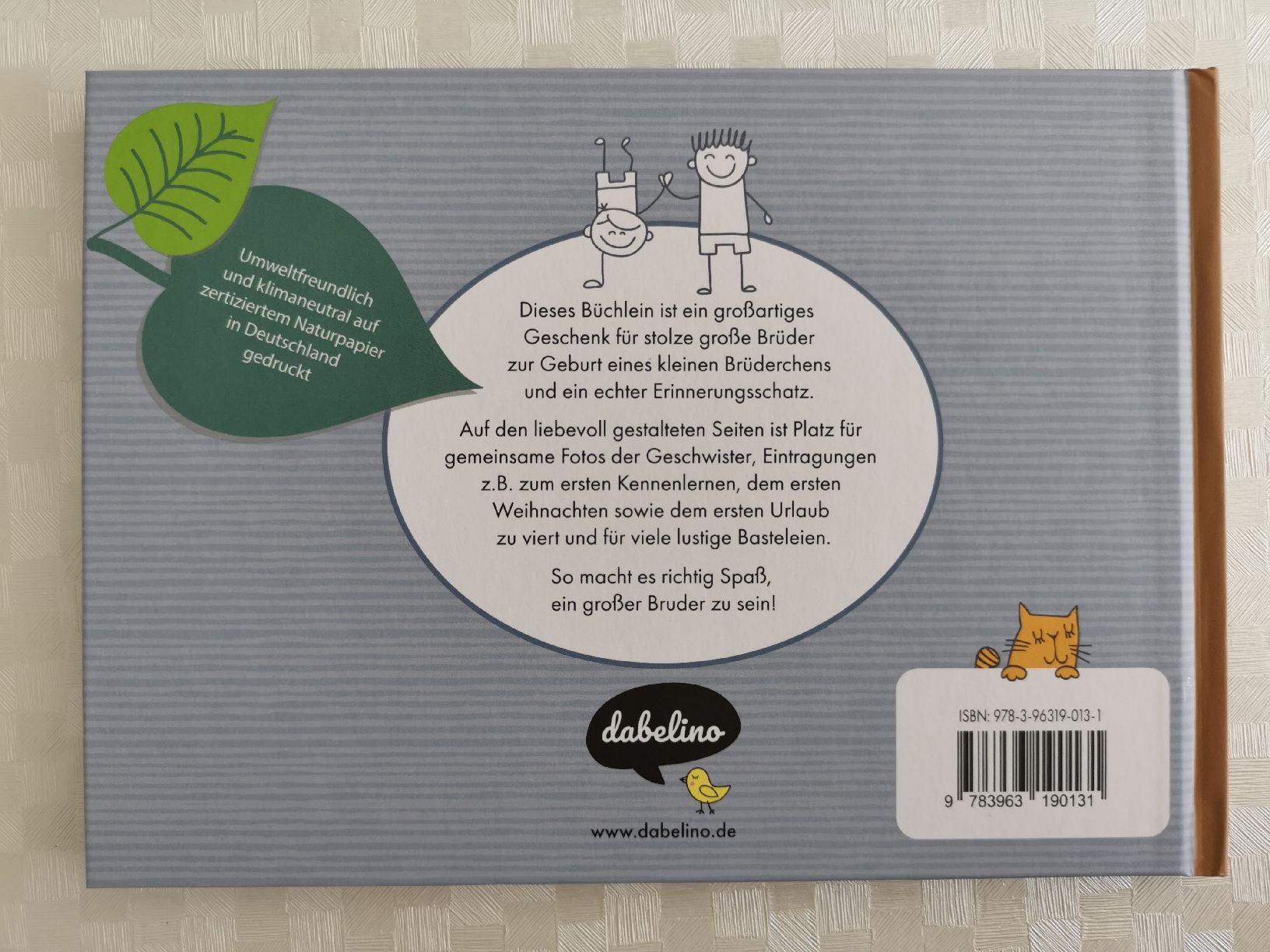 Libri: Erinnerungsalbum "Endlich grosser Bruder", Neu – Nuovo e nell'imballaggio originale da Itingen venduto da schweizersternchen 1