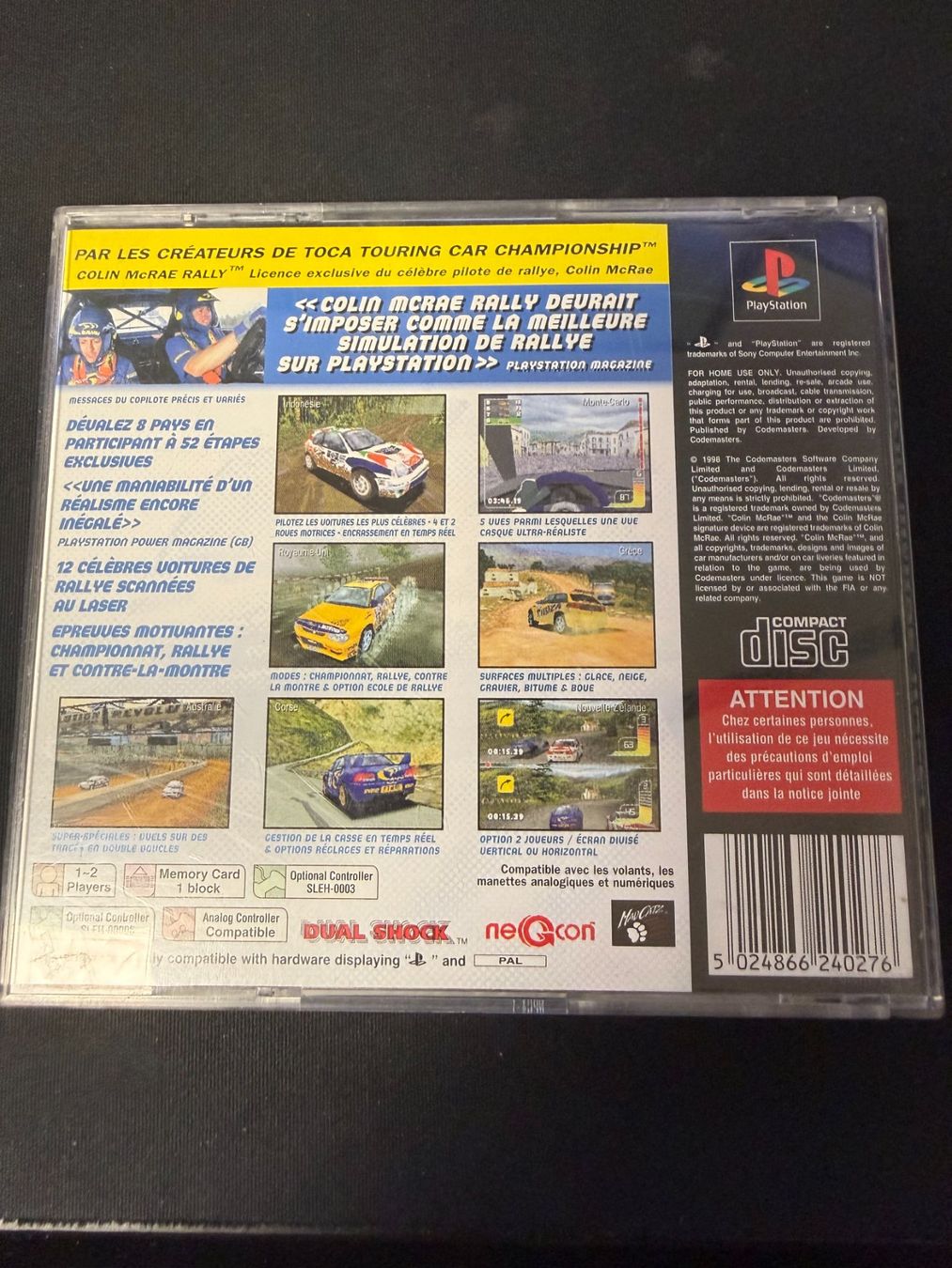 Sony Giochi: Colin Mcrae Rally - PS1 – Usato da Pont-de-la-Morge venduto da Darfal 2