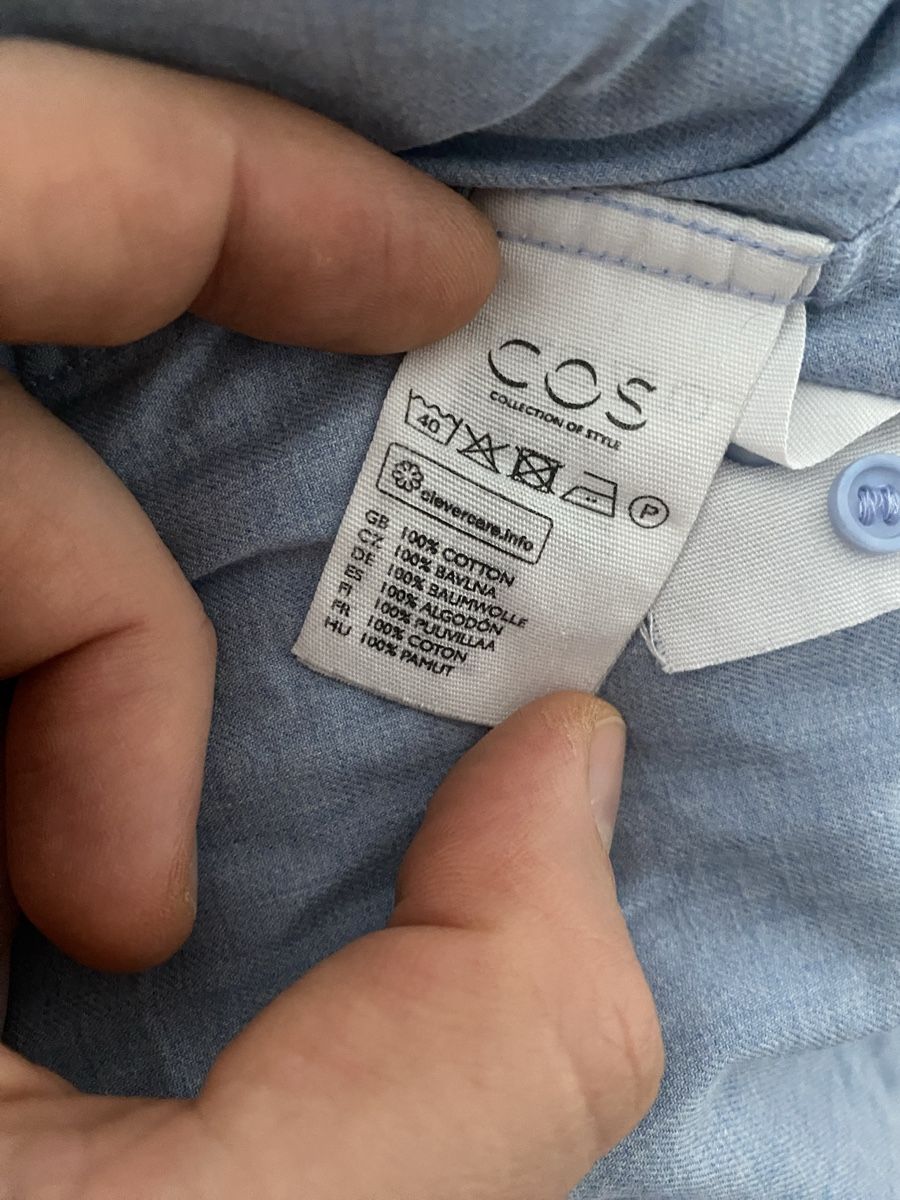 Cos Camicie: COS Hemd hellblau, Größe M – Usato da Zürich venduto da leo_wxt7 3