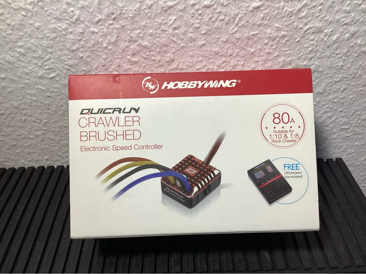 Hobbywing RC Modellbau: RC Crawler Brushed Speed Controller – Neu (gemäss Beschreibung) aus Eggiwil von M8Black
