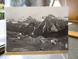 Inner Arosa Schiesshorn Furka Hörner 1948 Postkarte   1