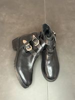 Damen Stiefeletten Ankle Boots schwarz, Grösse 38