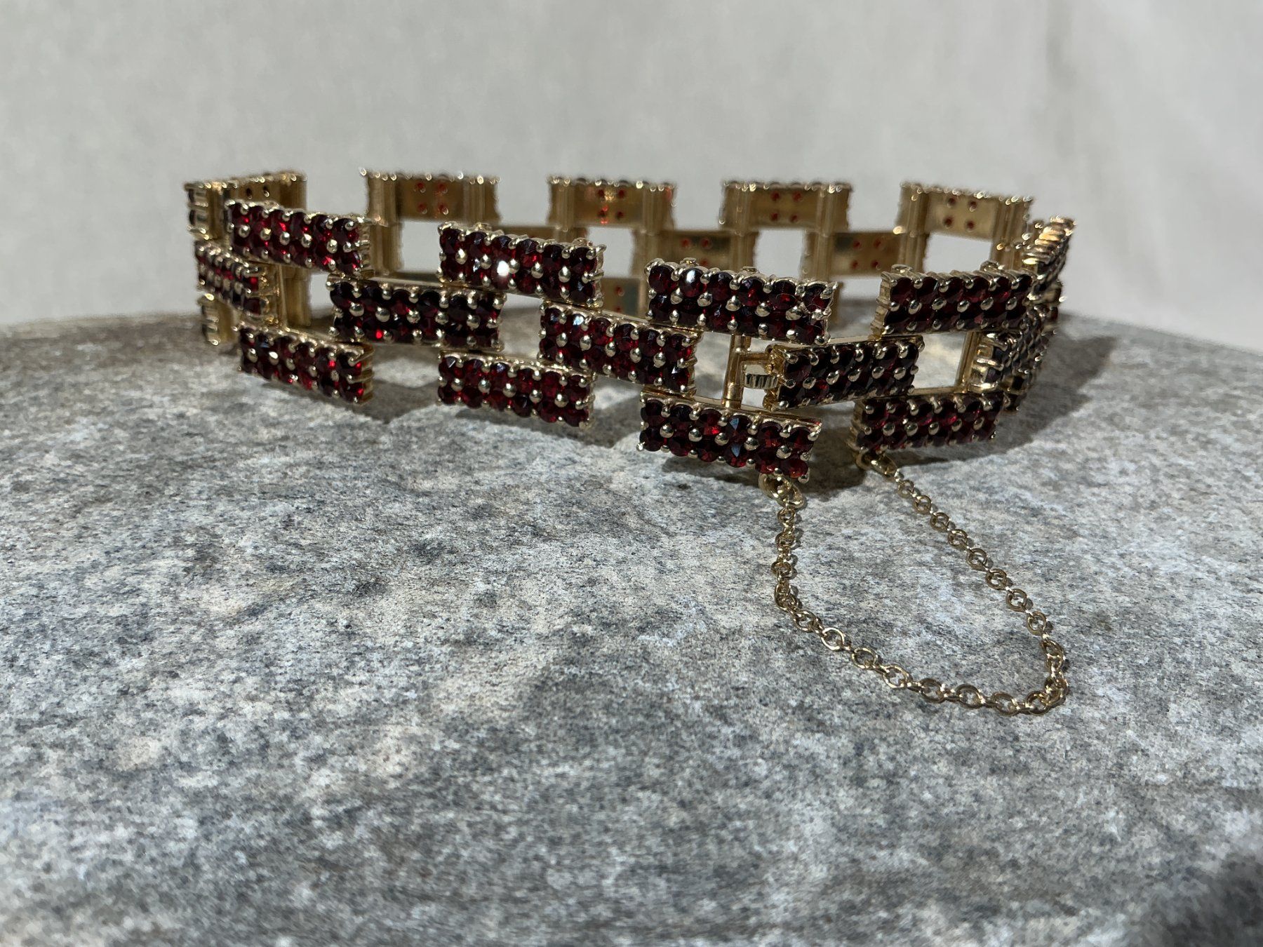 Bracciali & Braccialetti: BÖHMISCHER GRANATSCHMUCK Armband – Nuovo (secondo la descrizione) da Richterswil venduto da Restwert_Richterswil 4