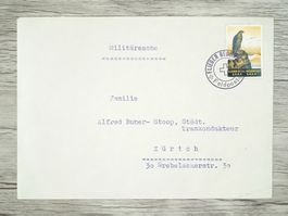TR78 Enveloppe + Timbre Suisse 1939/40 Feldpost
