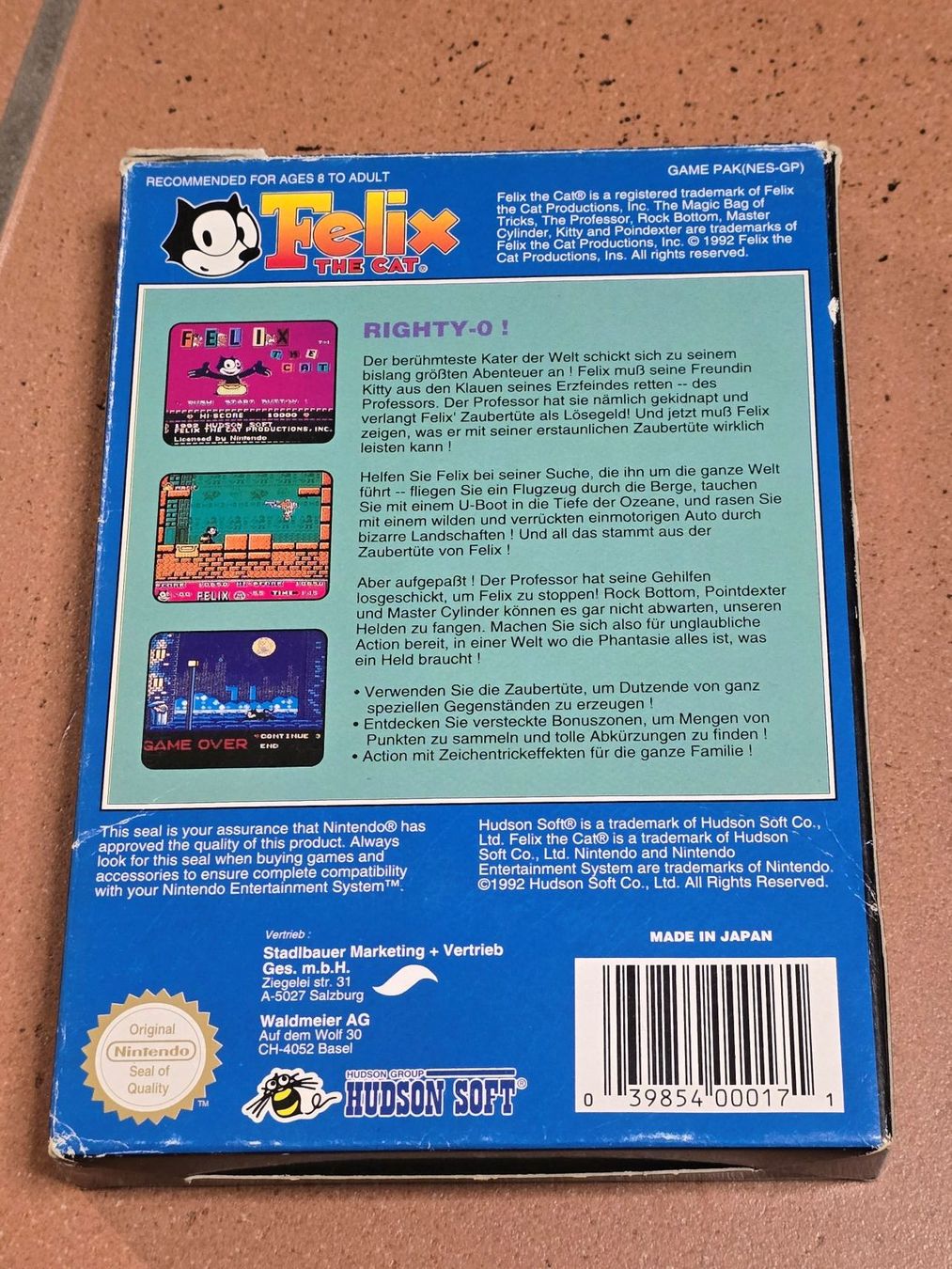 Spiele: Felix the Cat NES Pal B Spiel OVP – Gebraucht aus Steinhausen von Oli_1981 4