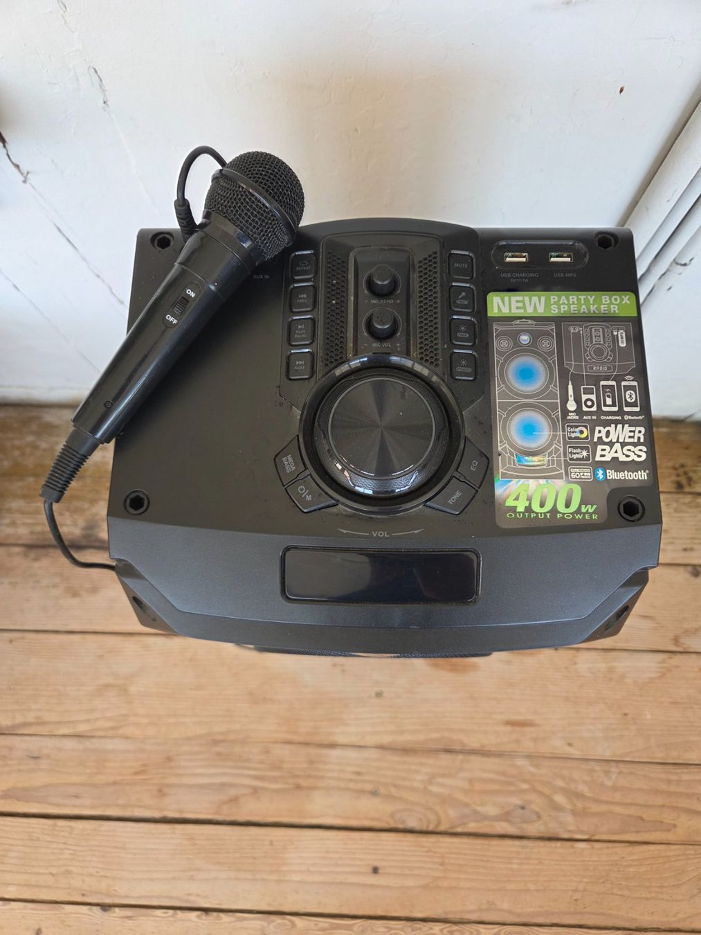 Lautsprecher: Muse Party Box Speaker 400W Bluetooth mit Mikrofon – Gebraucht aus Richigen von Ryser88 1