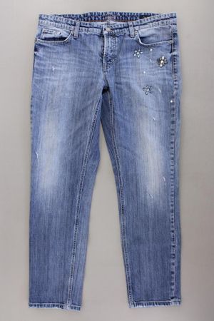 Cambio Straight Jeans Gr. 44 blau