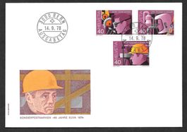 FDC Serie 614-616 Marken nicht zusammenhängend ET 14.9.1978