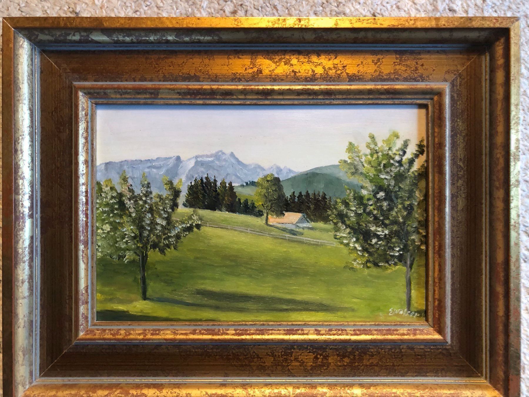 Dipinti: Original Ölgemälde von E. Walser – Usato da Abtwil SG venduto da ale2002
