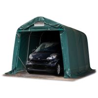 Toolport Garagenzelt Unterstand Lagerzelt 2,4x3,6 PVC 800 N