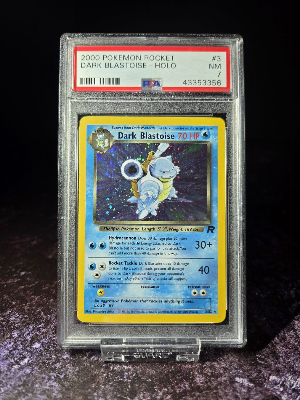 Pokémon Carte collezionabili: 2000 POKEMON ROCKET 3 DARK BLASTOISE-HOLO PSA 7 – Usato da Lauerz venduto da gp9_zt9k