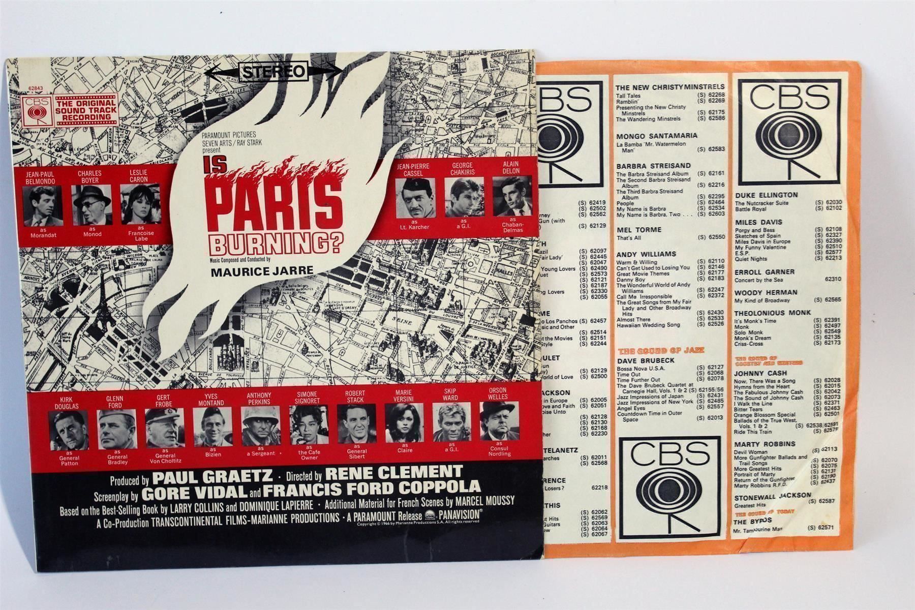 CD: MAURICE JARRE: Is Paris Burning? – Usato da Bern venduto da vinyl-heaven 6