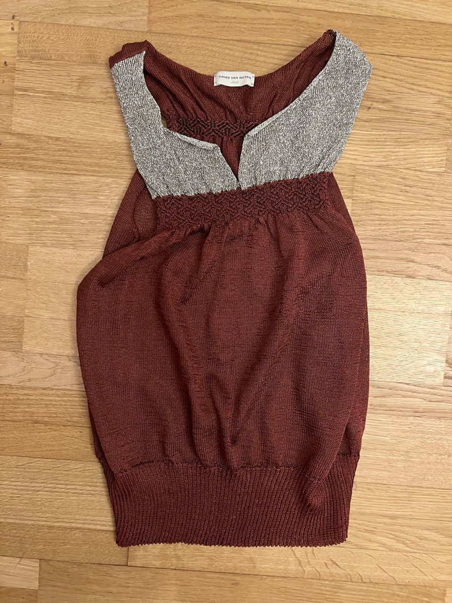 Top: Dries Van Noten Strick Oberteil  – Usato da Zürich venduto da HeliK 1