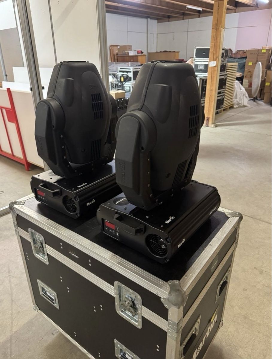 Martin Lampen: 2 Stück Martin Mac 500 Moving Heads im Case – Gebraucht aus Ehrendingen von Sansav 2