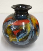 Keramik Vase Monogramm A.F.