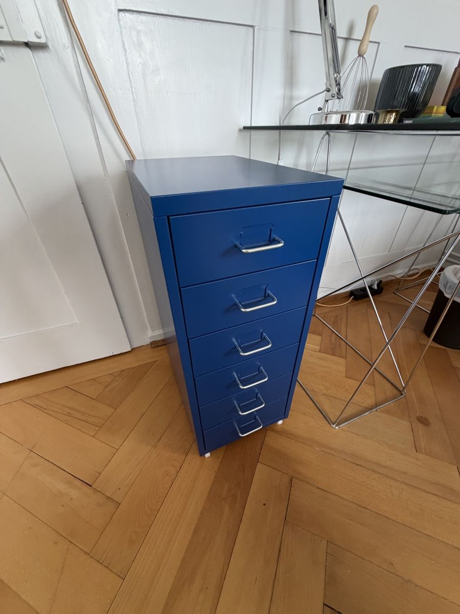 Ikea Banconi: königsblauer Metallkorpus – Nuovo (secondo la descrizione) da St. Gallen venduto da lisi24 2