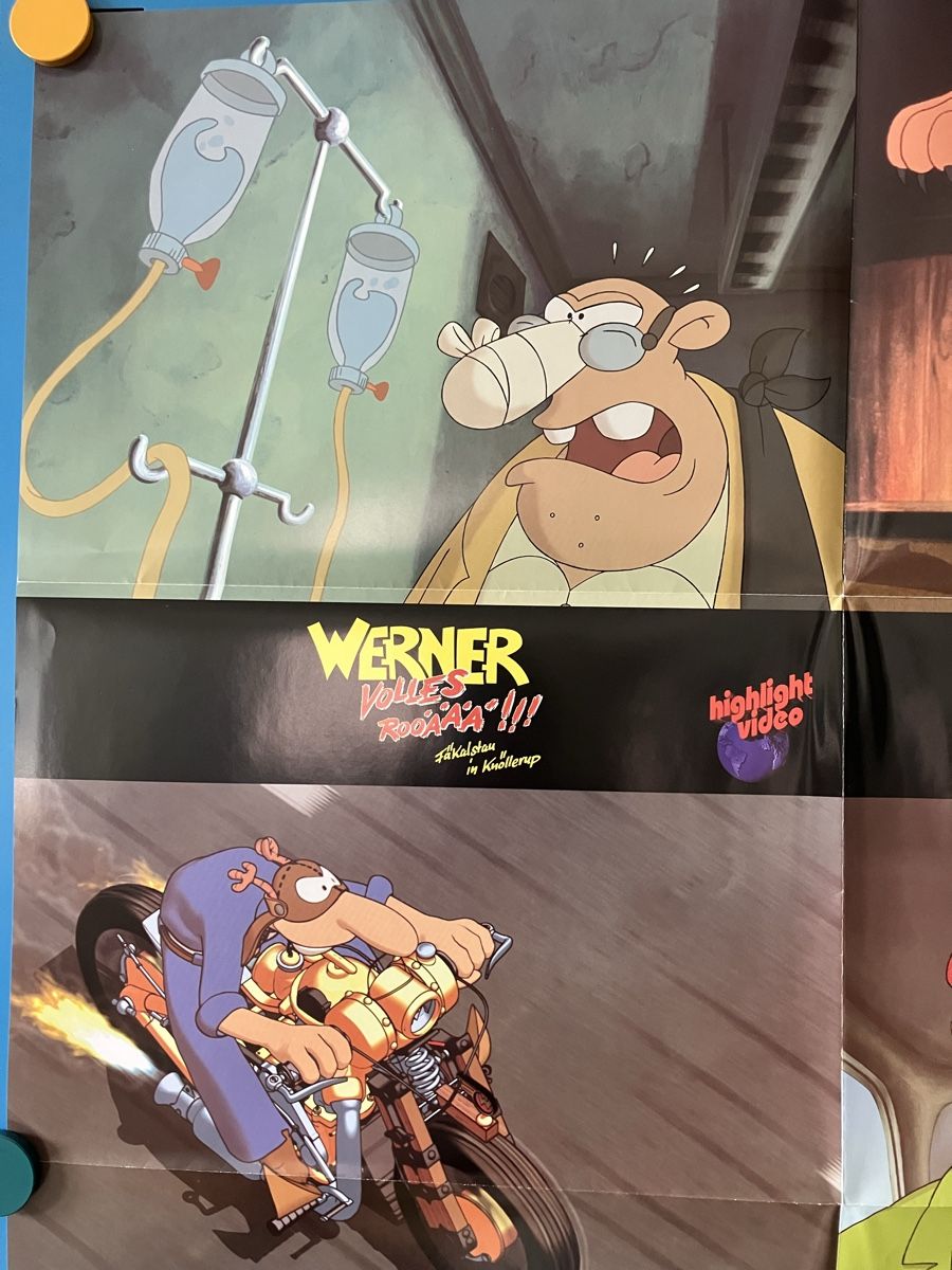 Poster & Bilder: Werner - Volles Rooäää!!! Kinoplakat – Neu und originalverpackt aus Lausen von Indexvision 3