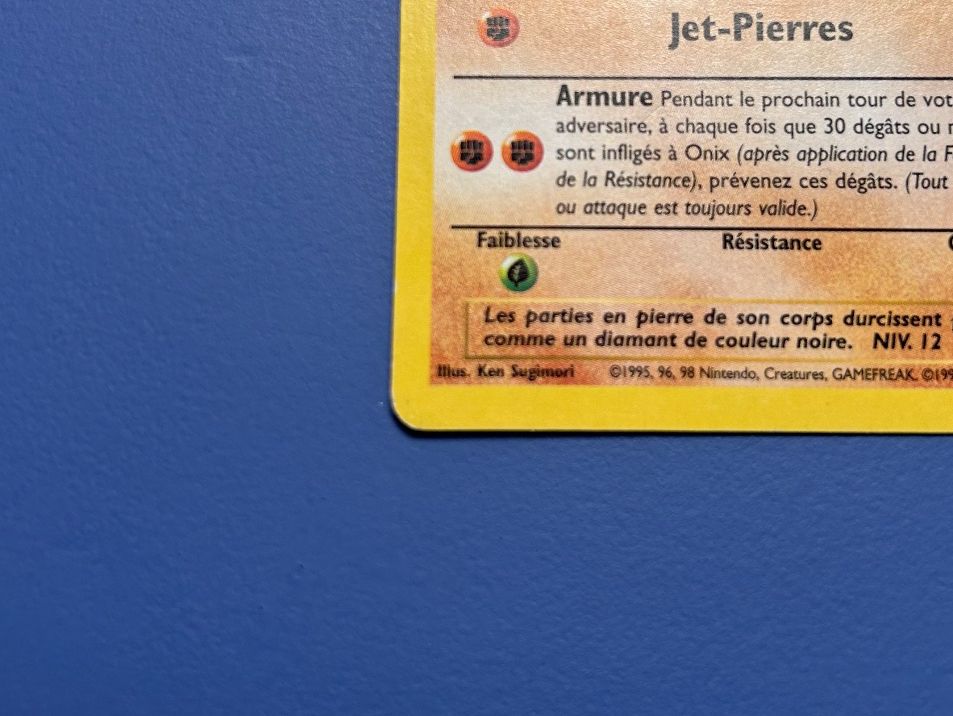 Pokémon Sammelbilder & Trading cards: Carte Pokémon Onix 56/102 Set de Base FR – Gebraucht aus Schlieren von happymerchant64 3