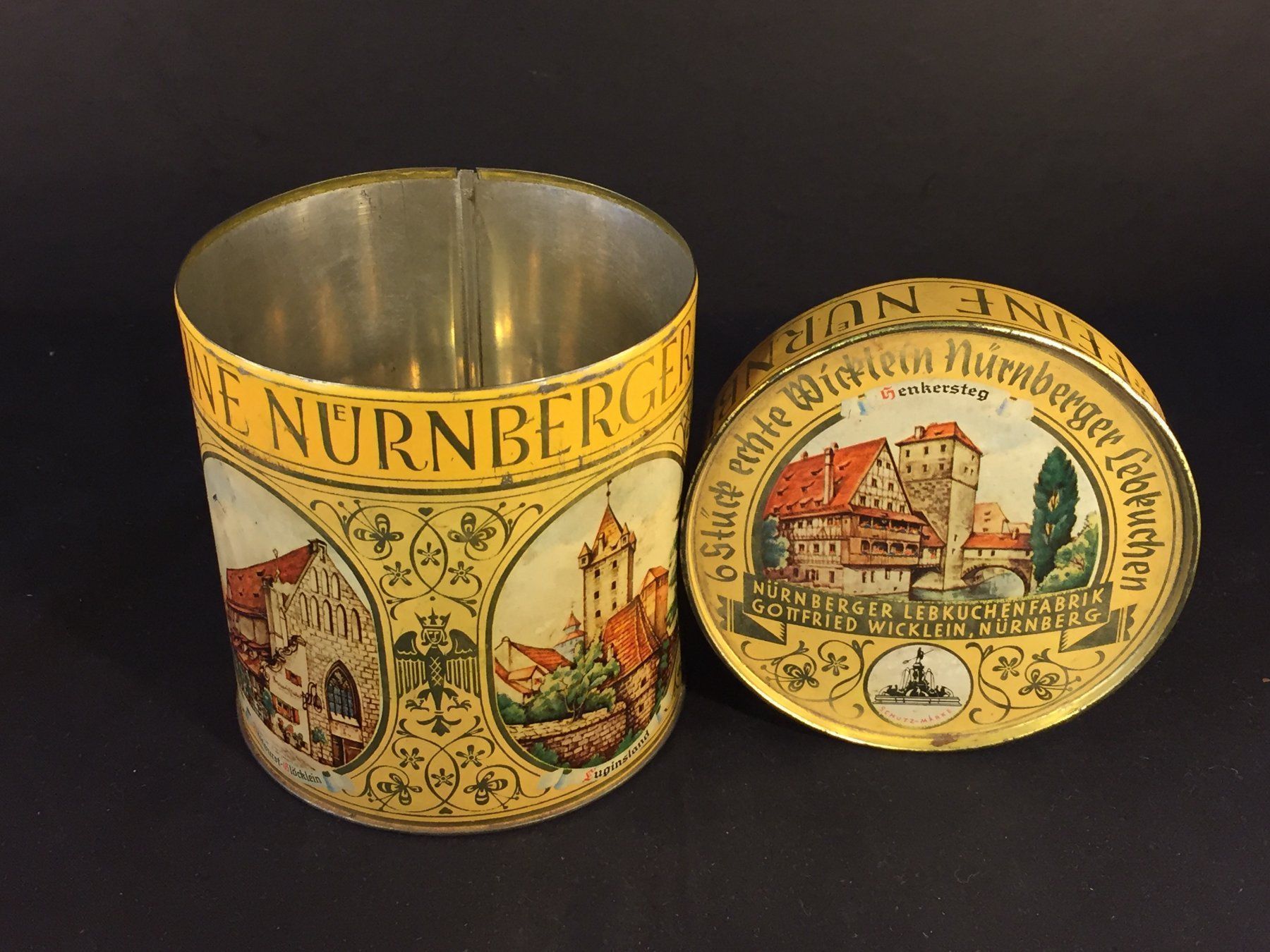 Barattoli: Vintage Blechdose – Usato da Schaffhausen venduto da vintageville 7