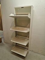 IKEA Schuhschrank weiss mit 4 Fächern  136 × 50 × 15 cm