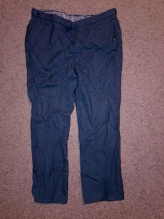 Herren Hose, blau-grau kariert, Gr. 48, Top Zustand!
