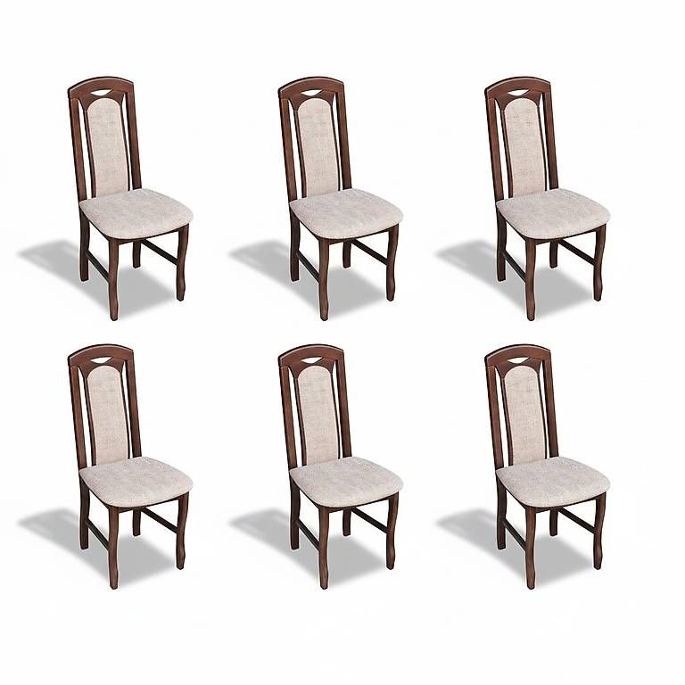 Chaises: Set of 6 Modern Solid Wood Dining Chairs JVMOEBEL – D'occasion à Zug par jvmoebel-schweiz