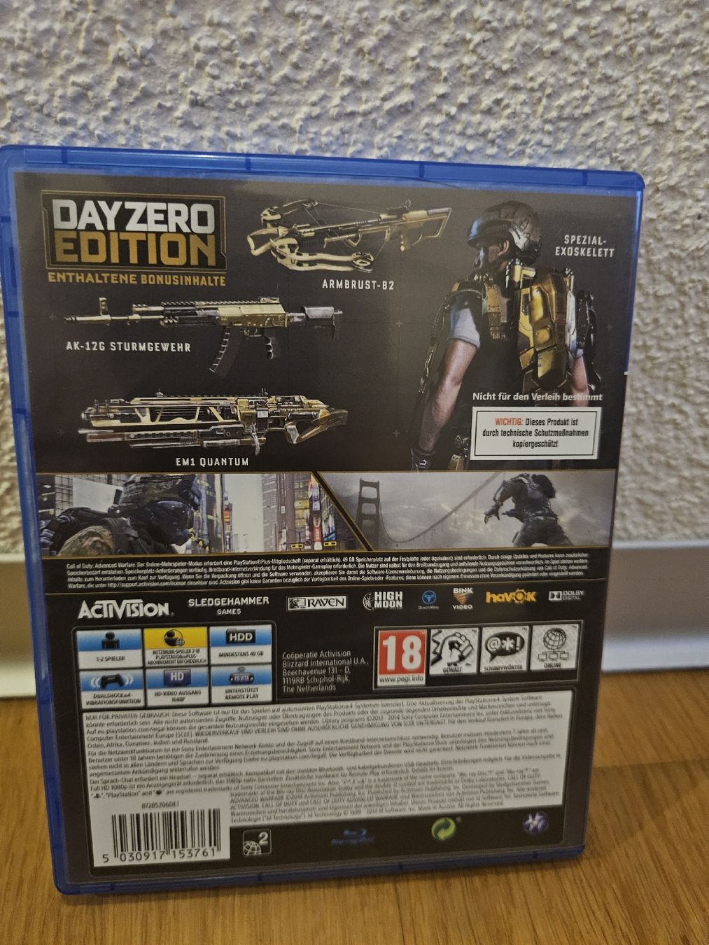 Sony Konsolen: Call of Duty - Advanced Warfare PS4 - Day Zero Edition – Gebraucht aus Wichtrach von Dalidali1990 1