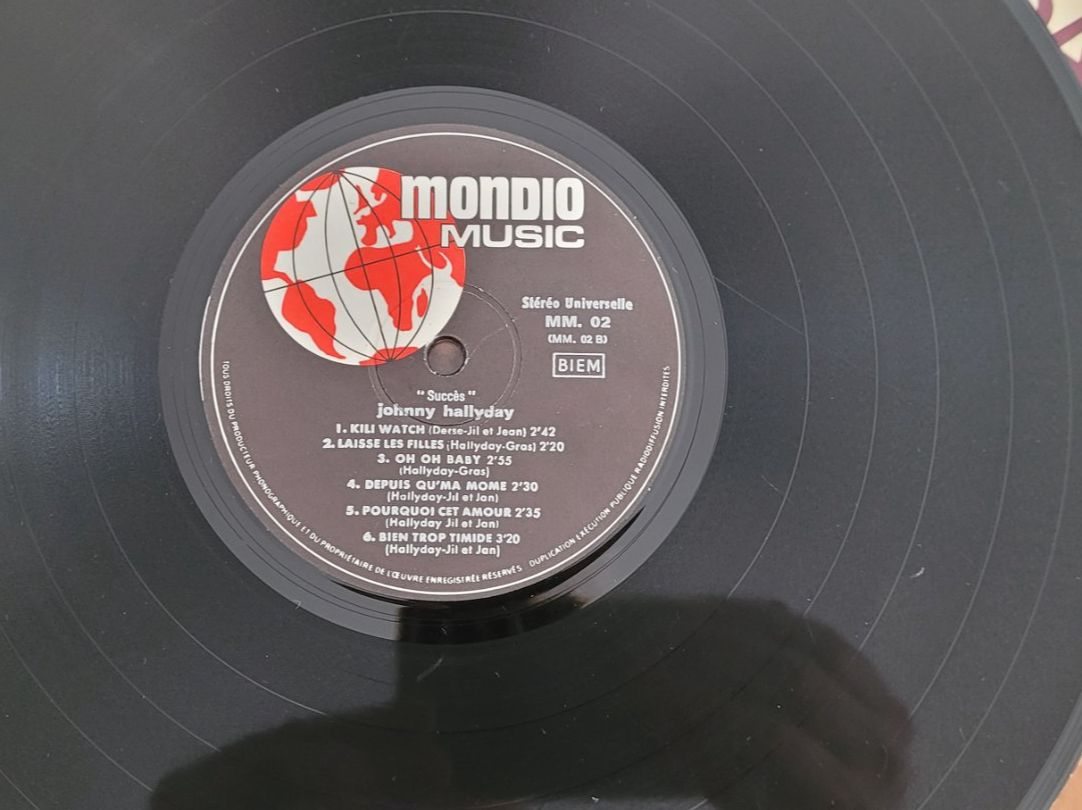 Schallplatten: LP  Johnny Hallyday – Gebraucht aus Martigny von MZ-67 2