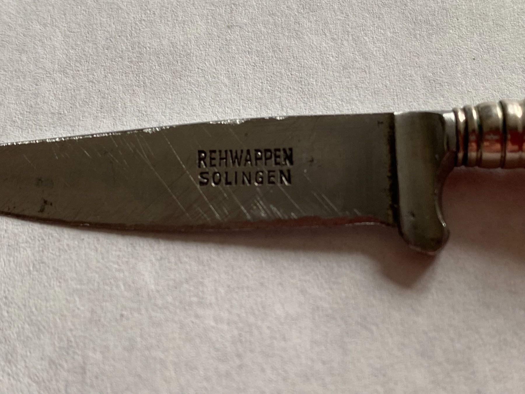 Posate: antikes kleines Jagdmesser – Usato da Zürich venduto da leo0105 2