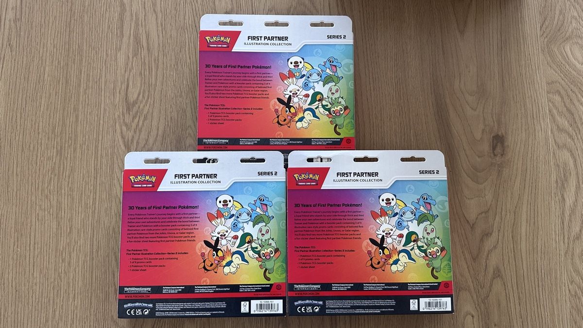 Pokémon Carte collezionabili: 3x Pokemon First Partner Series 2 EN – Nuovo e nell'imballaggio originale da Neuhausen venduto da denobiler 1