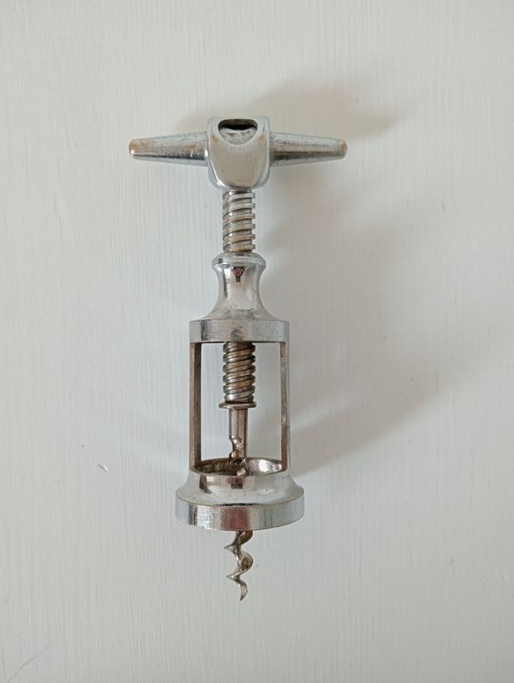 LACOR 63013 Korkenzieher Aus Chrom – Professionelle Qualität, Langlebiges Design, Ideal Für Den Haushalt & Gastronomie