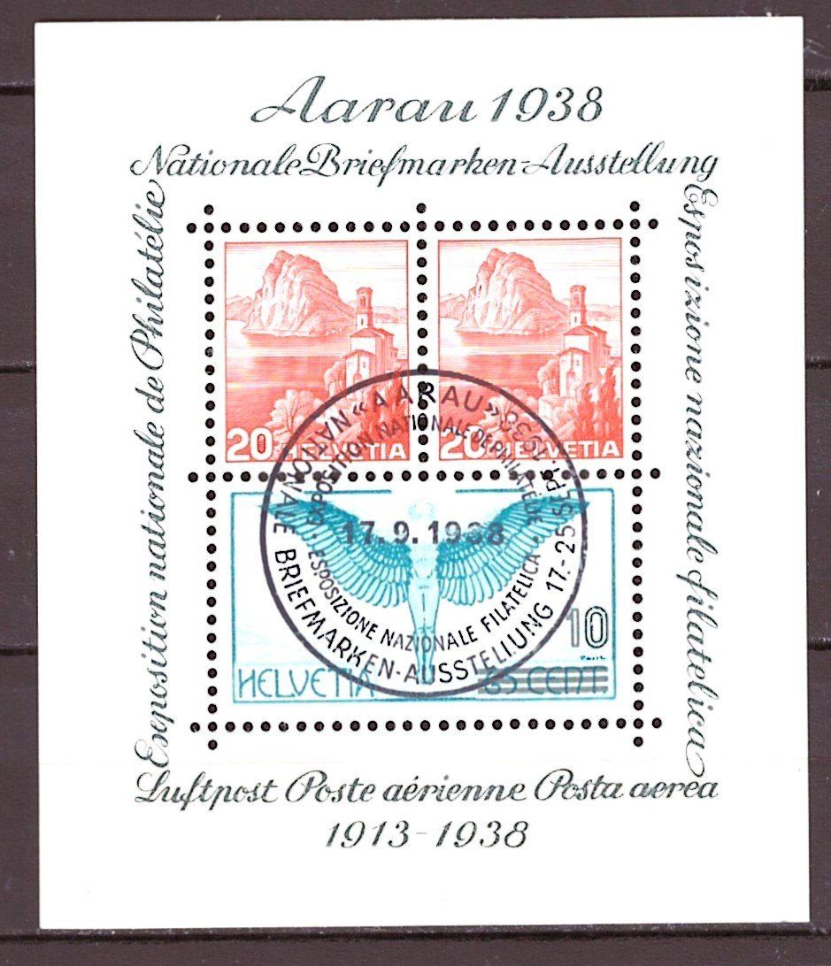Tous les timbres: # 61 --- AARAUERBLOCK ET – D'occasion à Dübendorf par Piero2