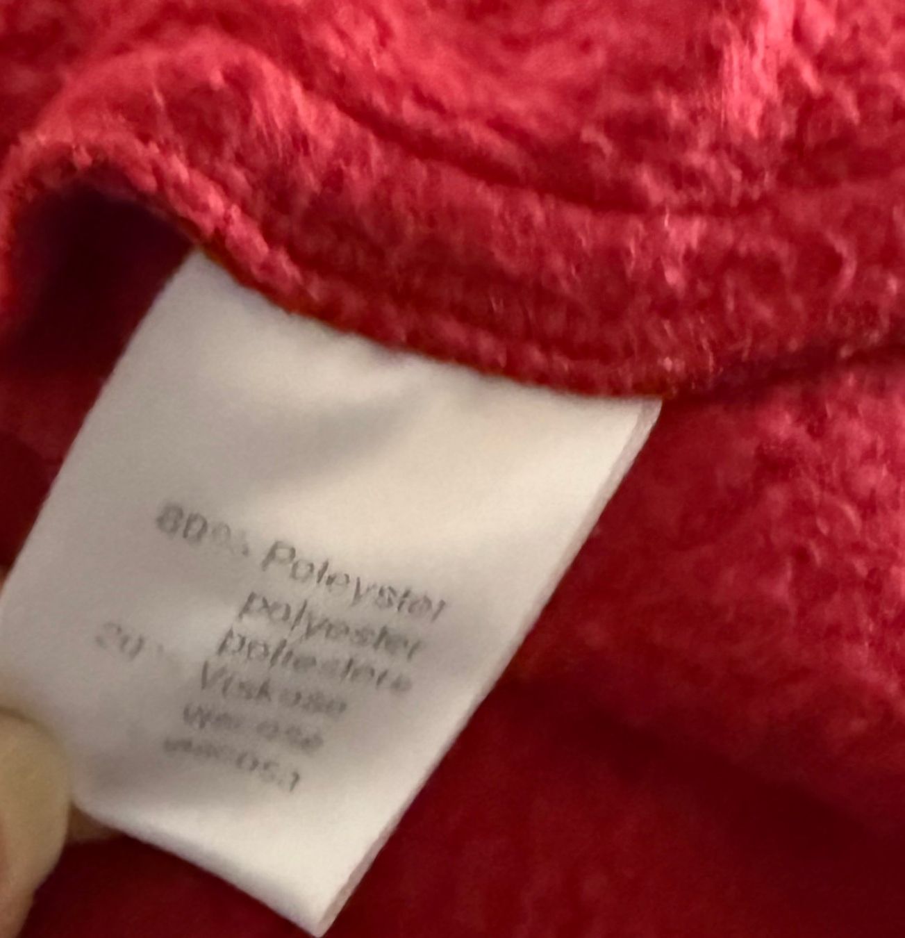 Maglioni & Felpe: Fleece-Pulli rot mit Reissverschluss und Edelweiss – Usato da Zäziwil venduto da kreative-ideen 4