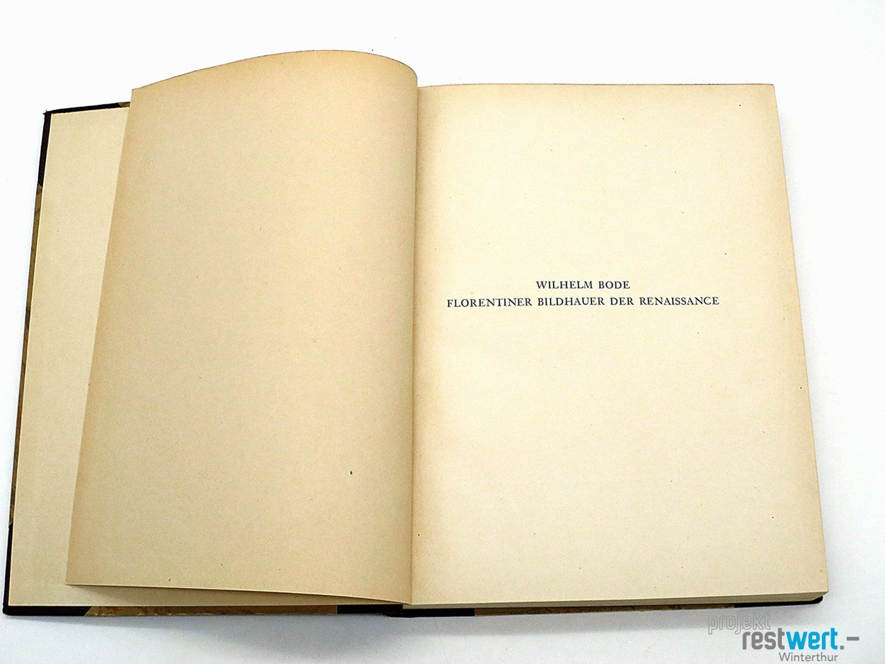 Livres: WILHELMBODE /Florentiner Bildhauer der Renaissance – D'occasion à Winterthur par Restwert_Winterthur 3