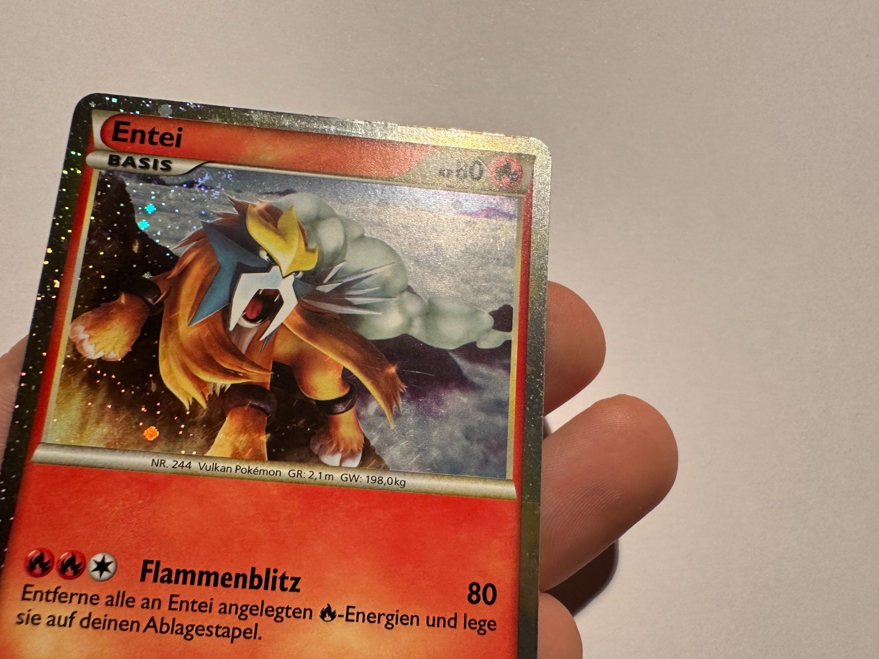 Pokémon Carte collezionabili: Entei holo HGSS Promo DE – Usato da Hagendorn venduto da Pokecollectorch 3