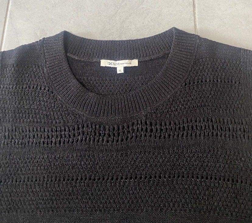 Tom Tailor Tops: Top noir sans manche maille tricot Tom Tailor – Neu (gemäss Beschreibung) aus Granges VS von avm_mj7b 3