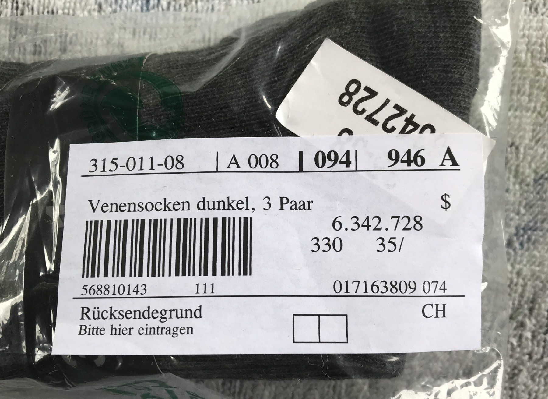 Socken: 3 PAAR SOCKEN NEU GRÖSSE 35/38 – Neu (gemäss Beschreibung) aus Ostermundigen von Wyatt-Earp 2